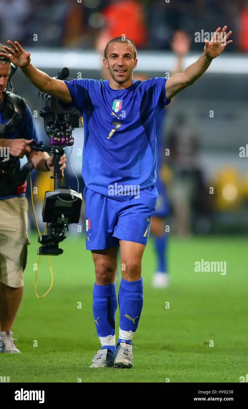Del Piero Reveals Italy Focus During 2006 World Cup Win Amid Calciopoli Tensions