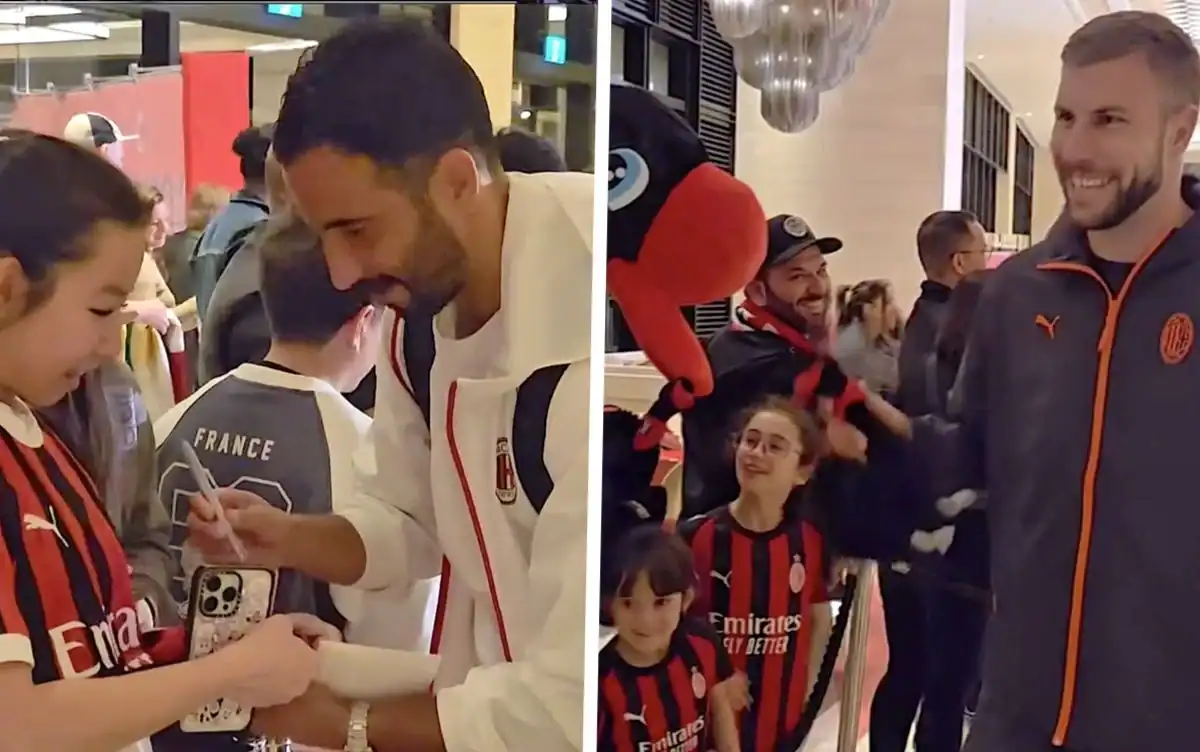 MN Milan Land in Perth After Delay and Begin Training: Ramos and Leao to Arrive Tomorrow