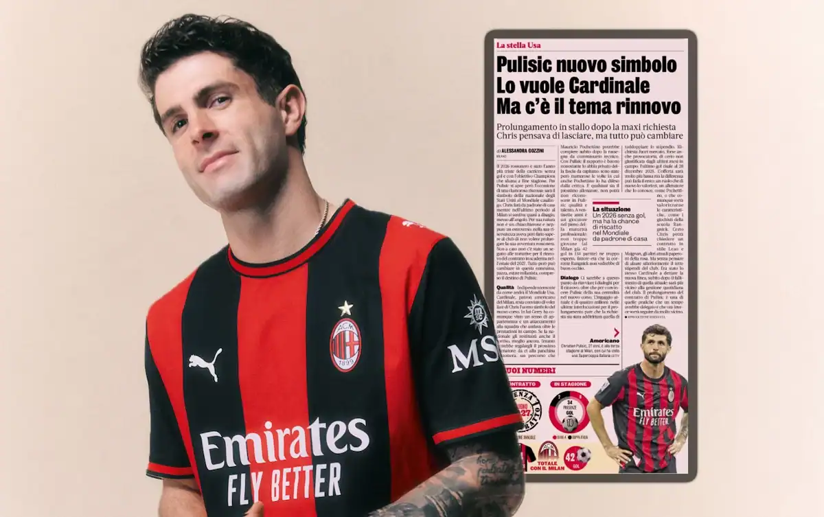 Sky Journalist: Pulisic Contract Needs Sorting, But Cardinale Sees Him as American Symbol at Milan