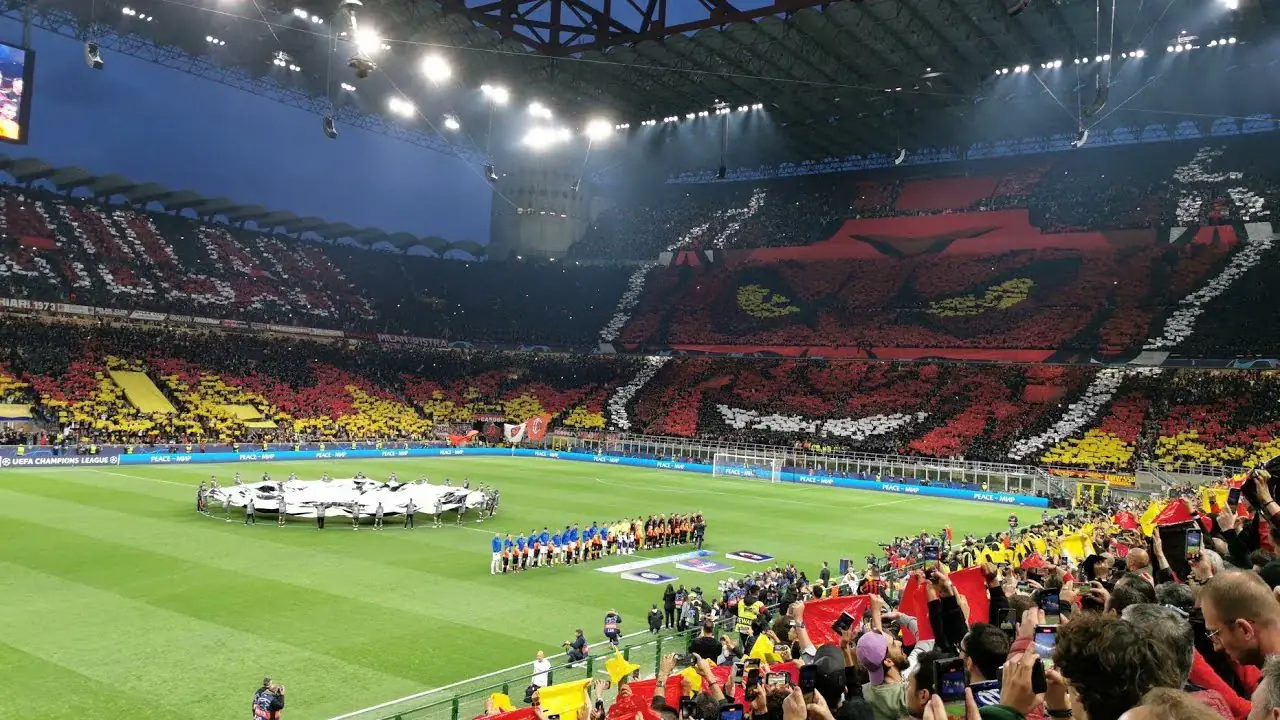 GdS Armbands a minute s silence and a choreography Milan to remember Baresi vs Inter: Tribute to a Legend