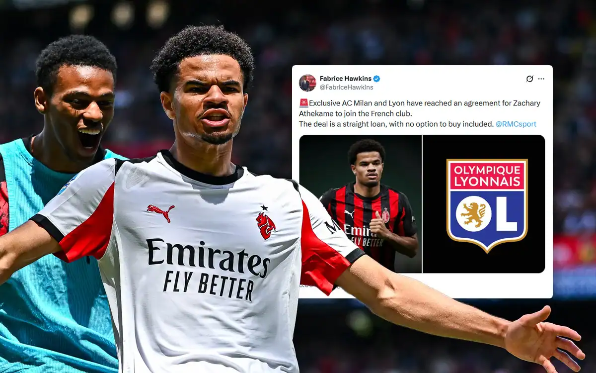 RMC Sport Lyon Reach Agreement with Milan for Athekame Loan: The Details