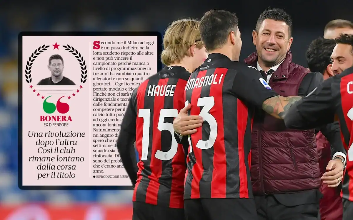 They Lack Planning: Bonera Critical of Constant Changes at Milan