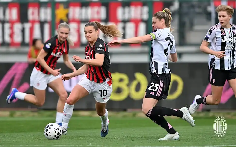 AC Milan Women 2-1 Juventus: Kyvåg and Renzotti Score in Dramatic Late Comeback