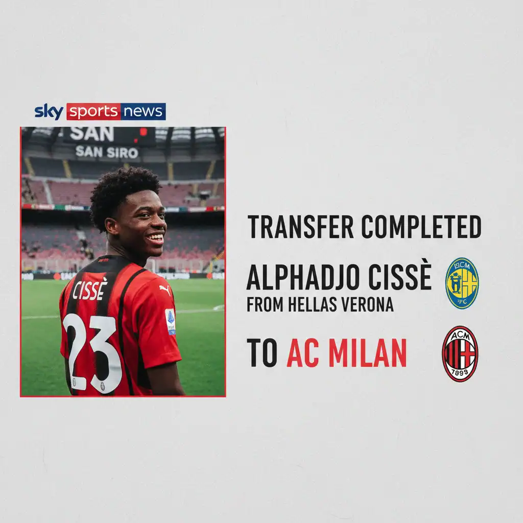 Alphadjo Cisse Makes San Siro History as Milan Draw Level with Bologna