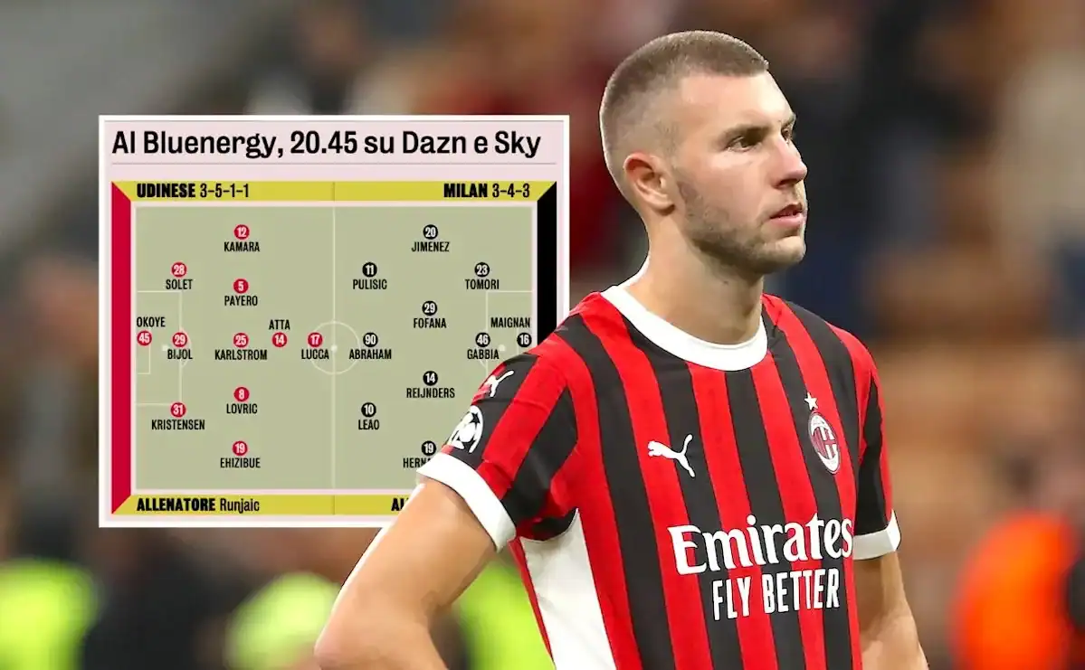 Amorim’s Injury Crisis Deepens as GdS Predicted XIs for Udinese vs Milan chances for Tomori Jashari and Hutchinson Reveal Bold Rotation
