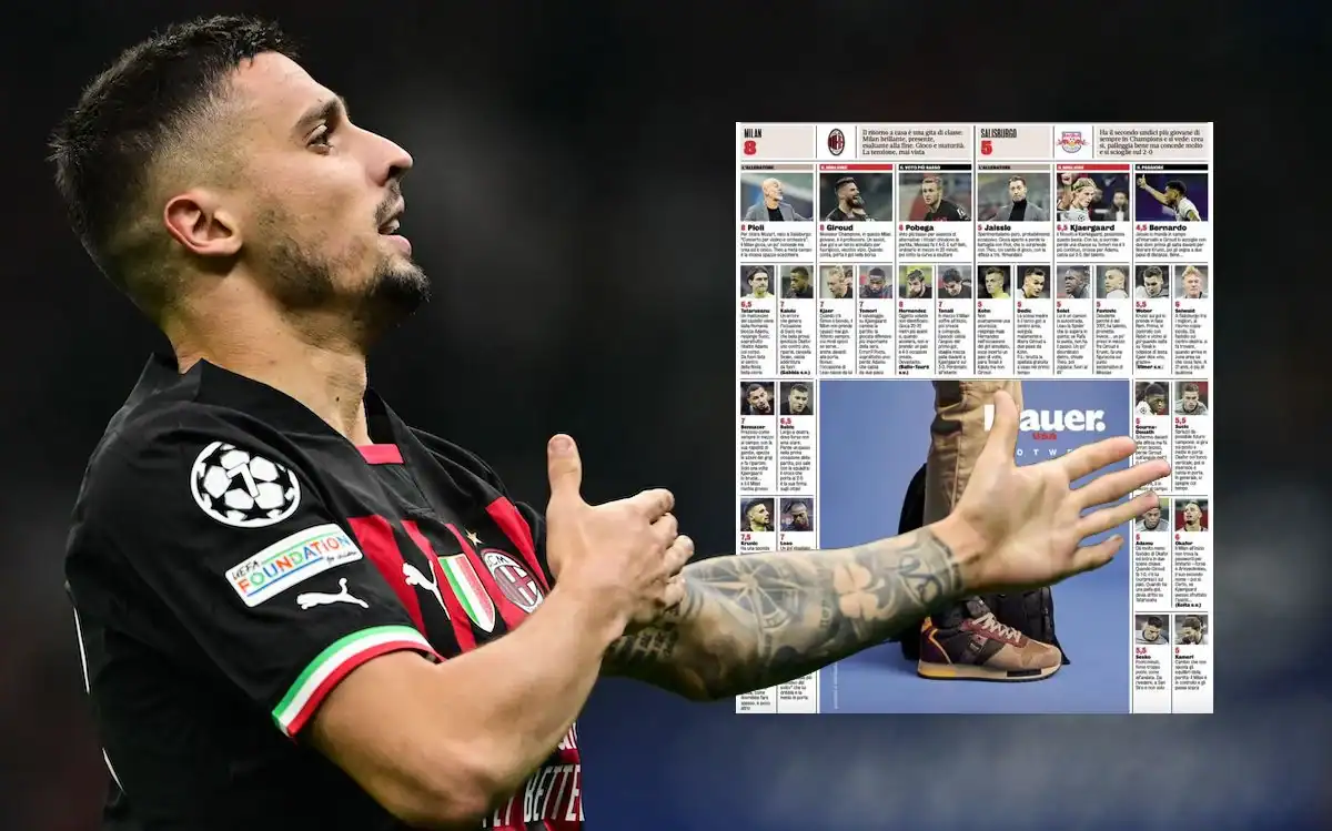 Five rated at 7 or higher: Player ratings for Salzburg-Milan from Italian papers