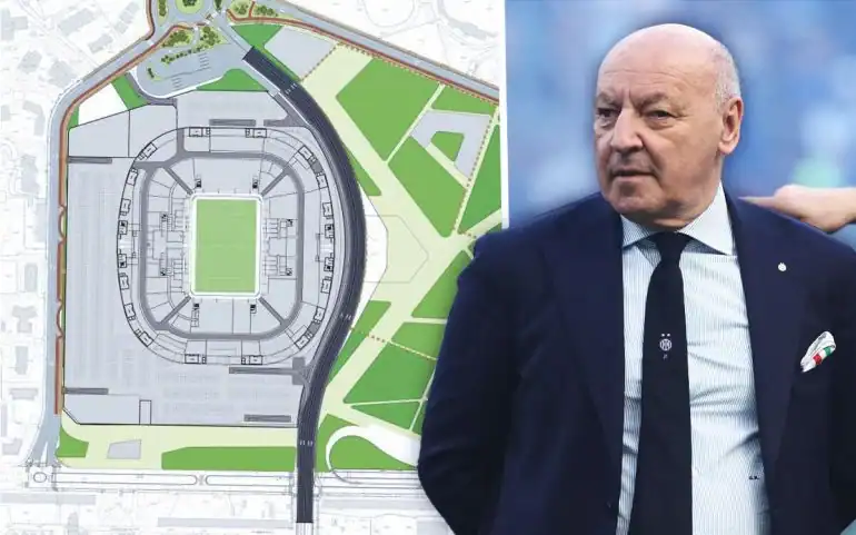Marotta: Inter and Milan Need New Stadium to Close Big Gap with European Rivals