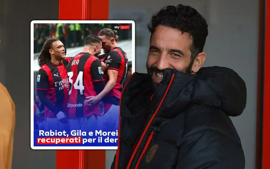 Milan Derby Boost: Gila, Moreira and Rabiot Return to Training Ahead of Inter Clash