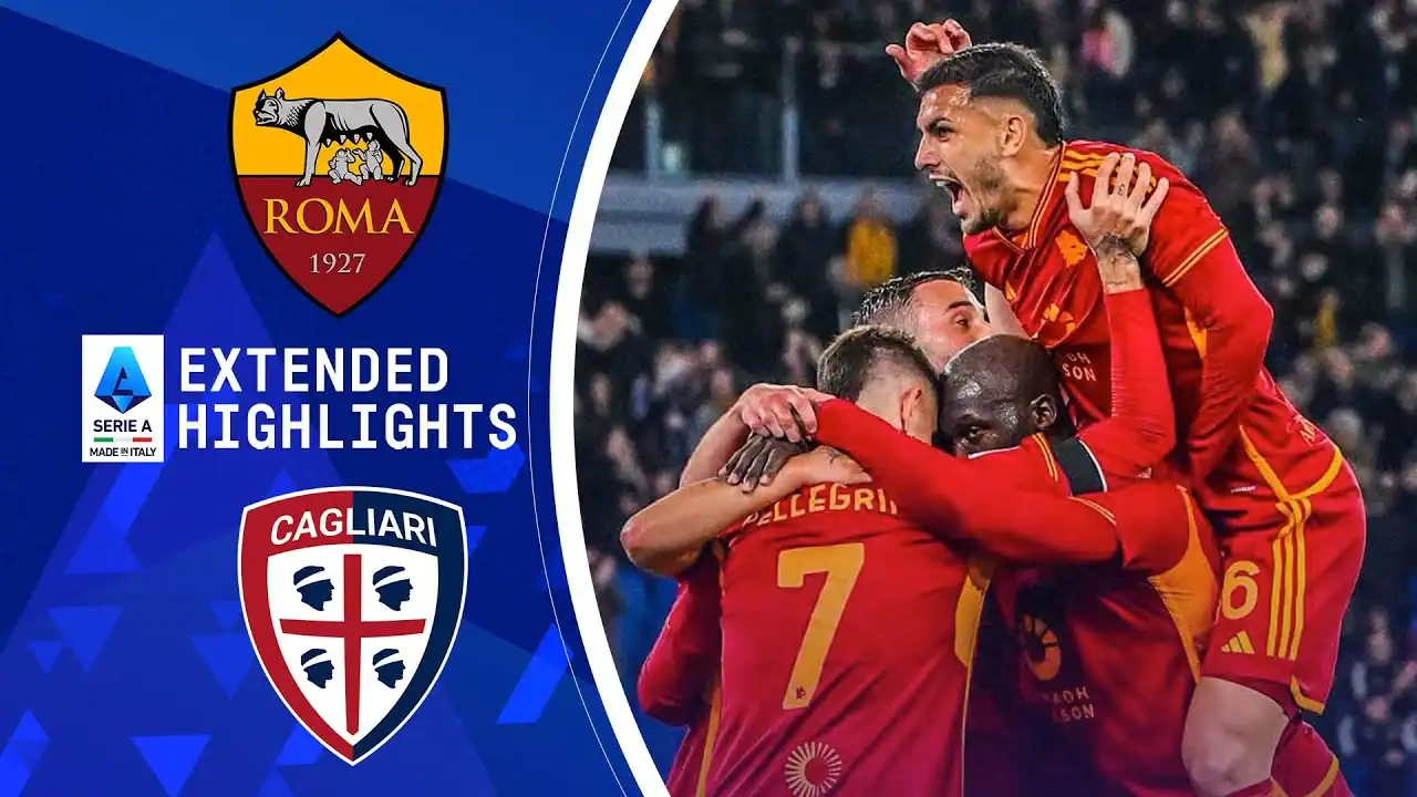 Roma Edge Cagliari 4-2 in Thrilling Serie A Encounter