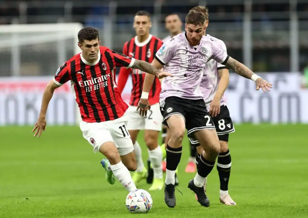 Serie A Official Line-ups Udinese vs Milan: Pulisic, Ramos Start as Amorim Rolls the Dice