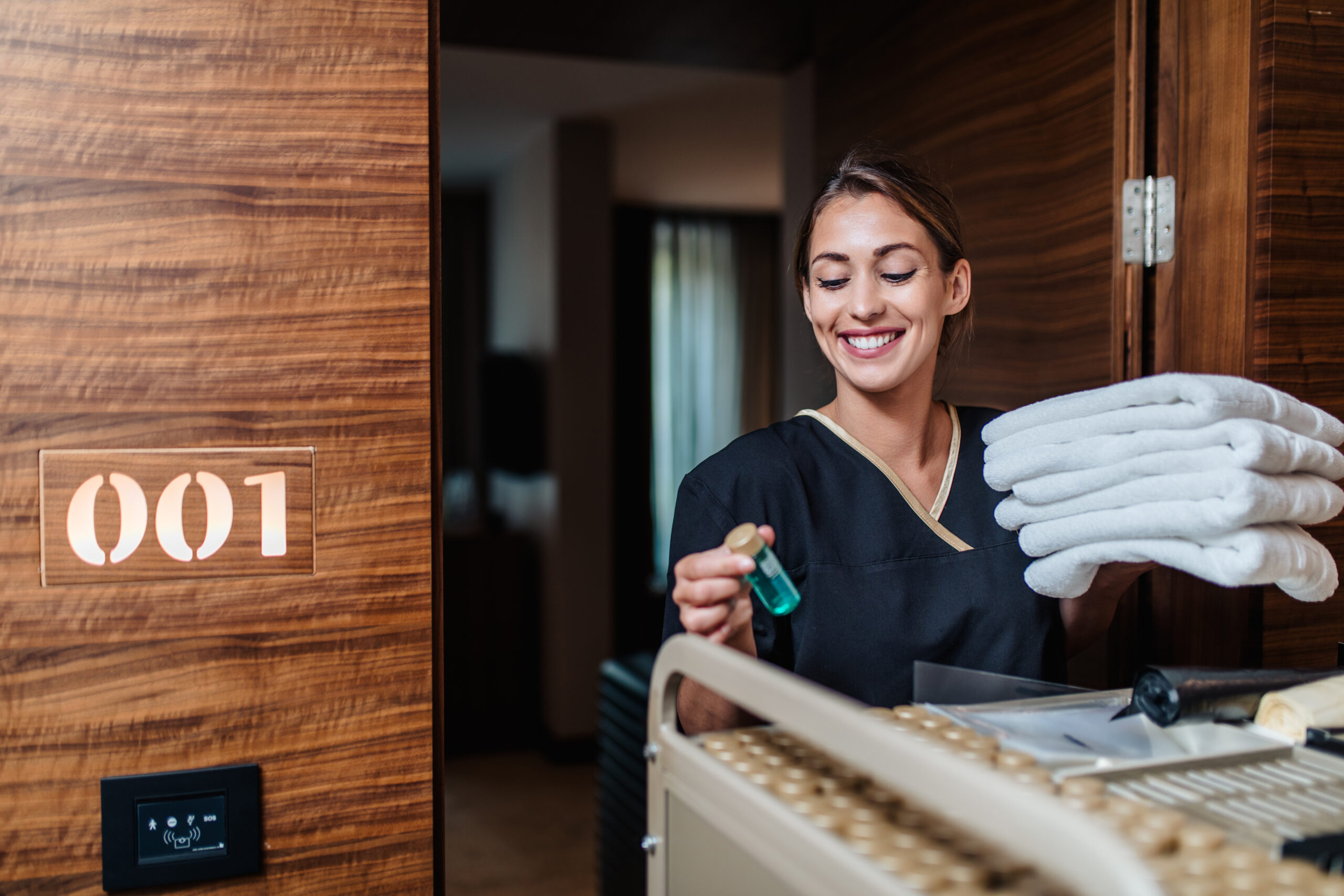 Housekeeping im Hotelzimmer