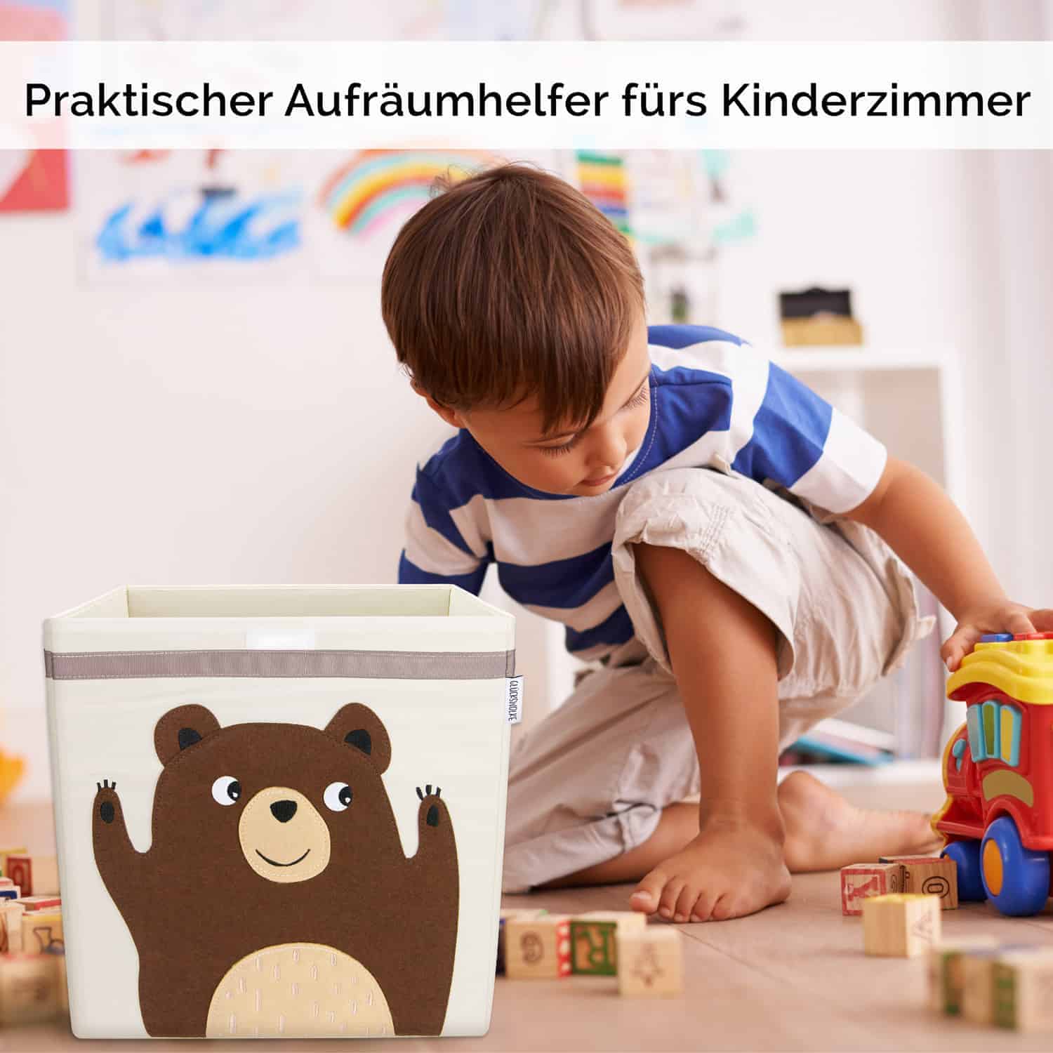 Glückswolke Spielzeugkiste Henry Honigbär