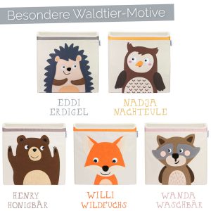 Glückswolke Box Kiste Spielzeugkiste Kinder Igel