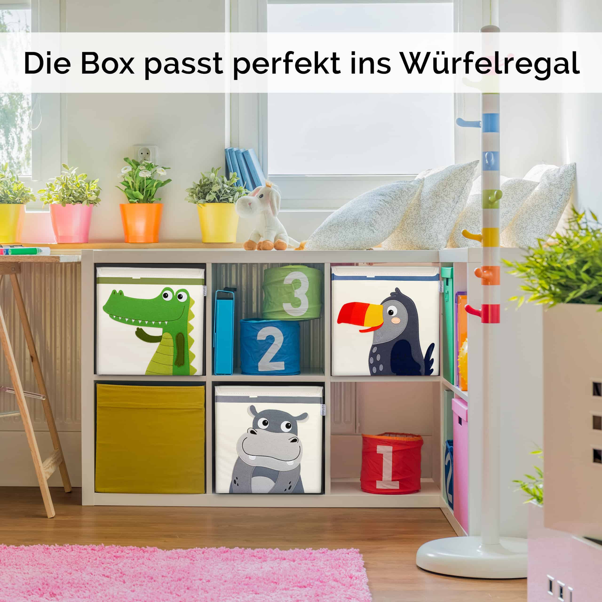 Glückswolke Kallax Boxen Dschungel Motive Tiere Kinderzimmer Kinder