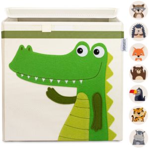 Glückswolke Spielzeugkiste Aufbewahrungsbox Kallax Boxen Krokodil Kroko