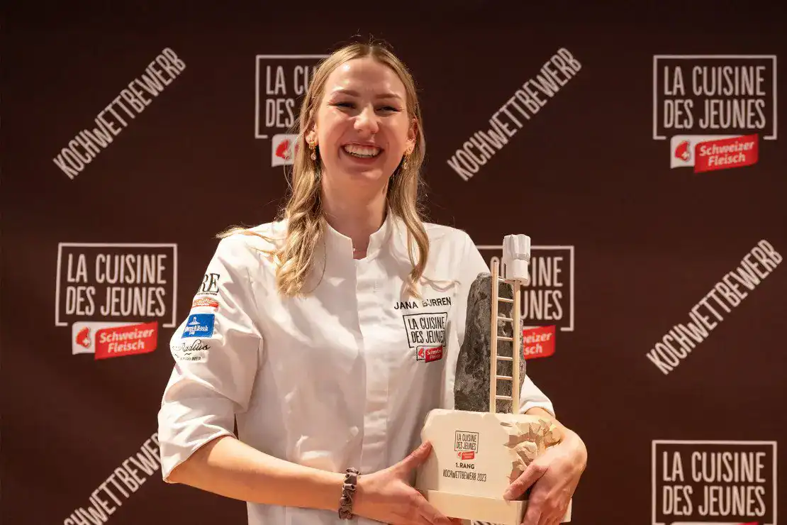 Jana Burren, Siegerin des «La Cuisine des Jeunes» 2023»
