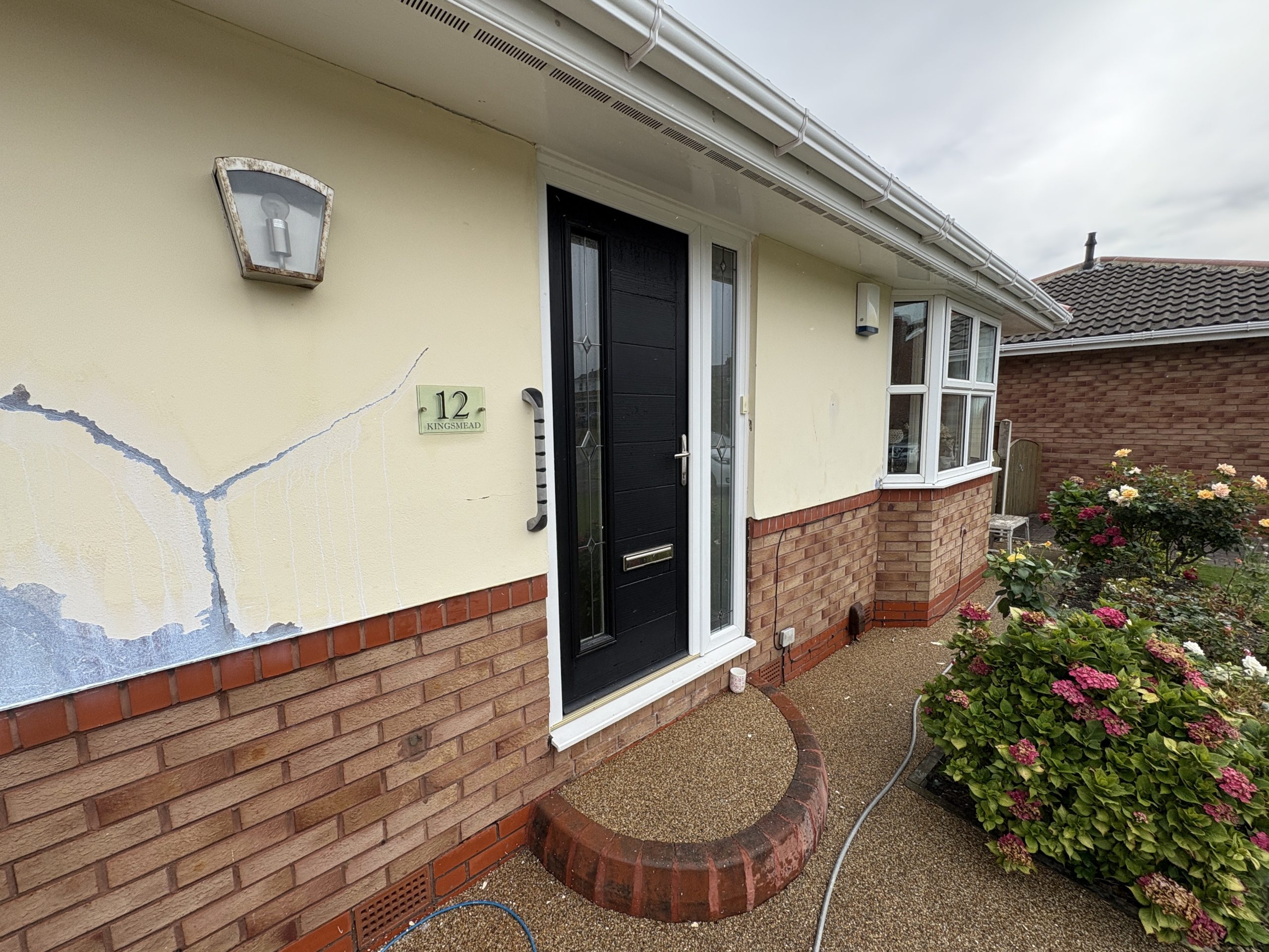weathered render