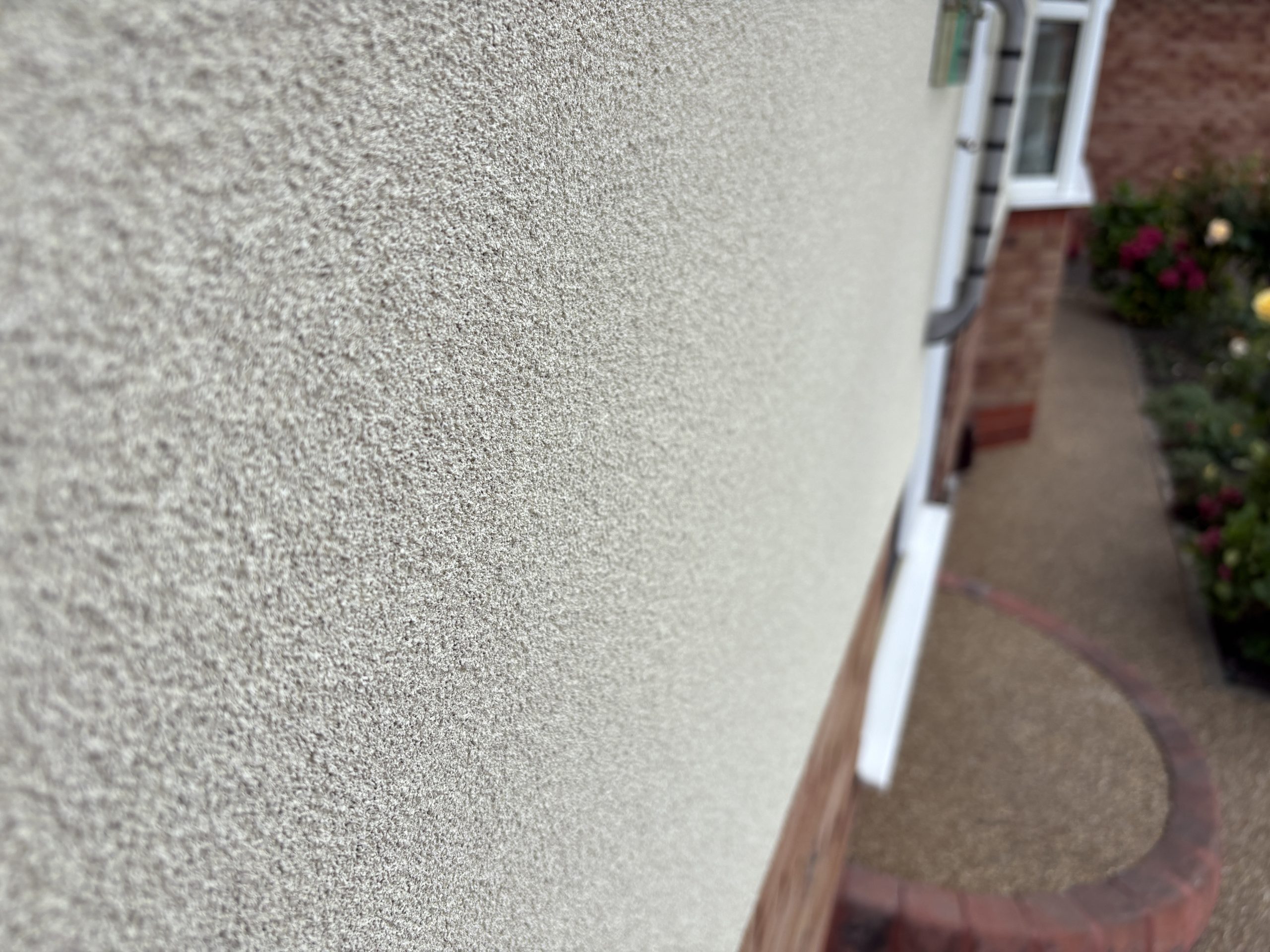 sprayed cork finish