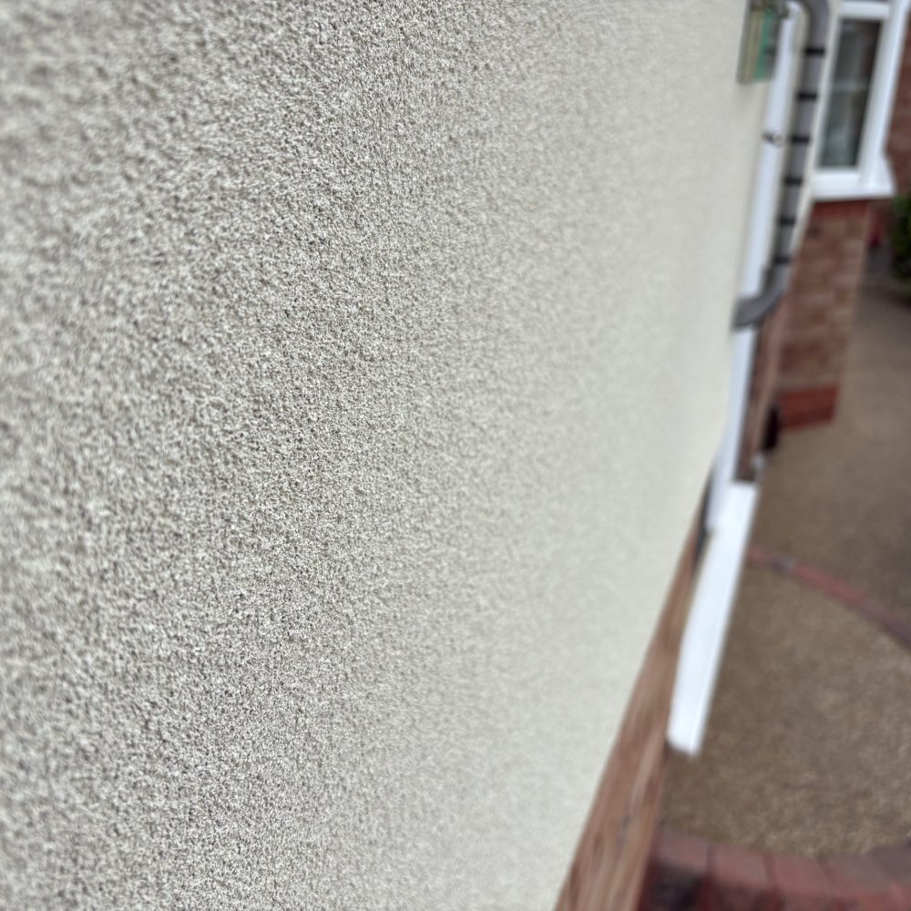 sprayed cork finish