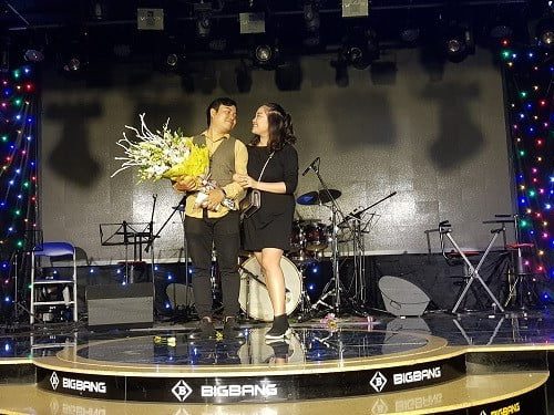 thầy Chu Anh Long và vợ