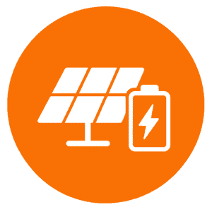 Solar & Battery Icon