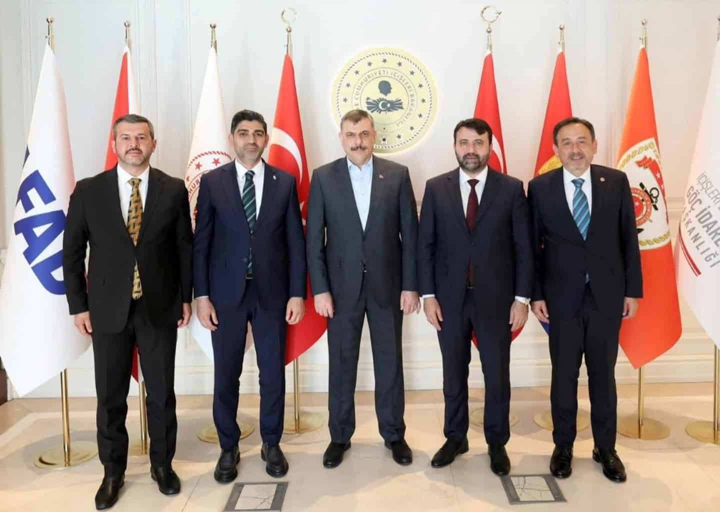 Karabük Heyetinden İçişleri Bakanlığı Görevine Başlayan Mustafa Çiftçi’ye Hayırlı Olsun Ziyareti