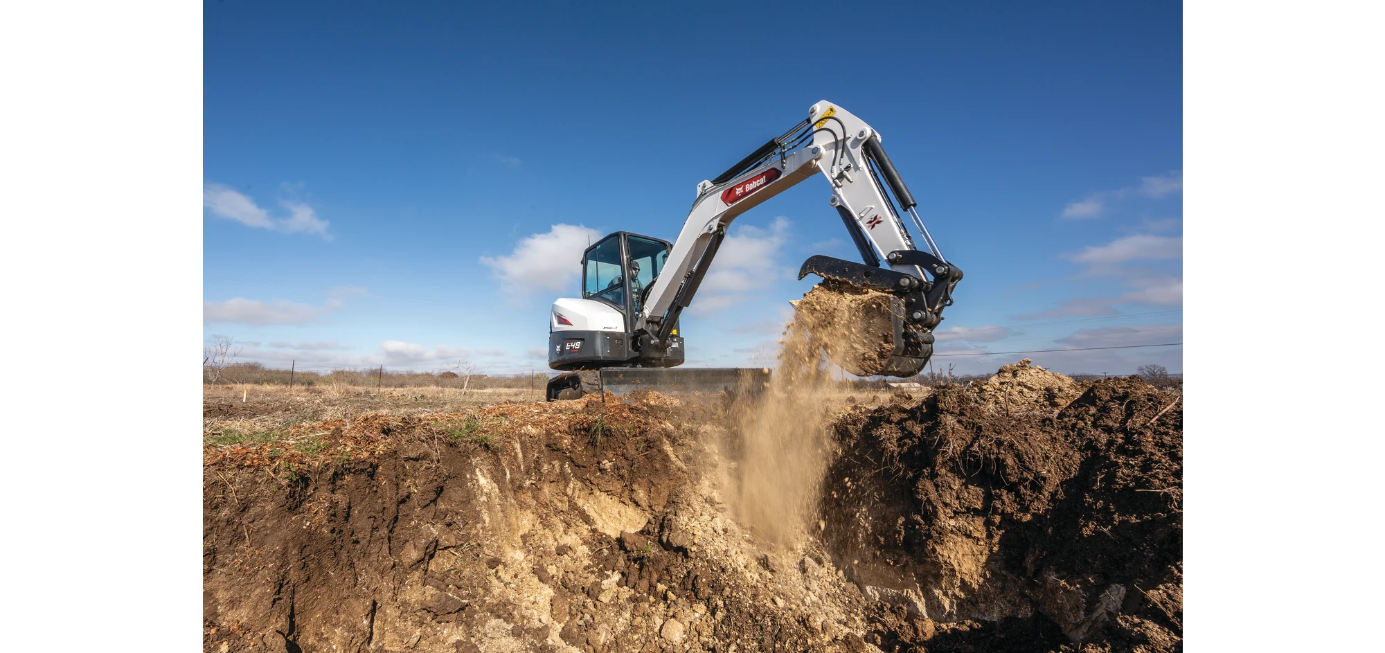 Browse Specs and more for the Bobcat E48 Compact Excavator - KC Bobcat