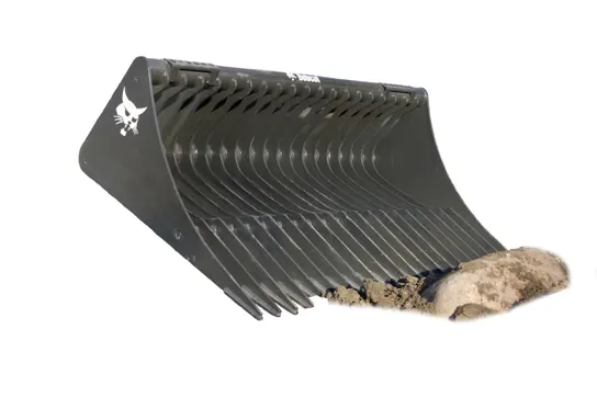 Browse Specs and more for the Bobcat Rock Bucket Attachment - KC Bobcat