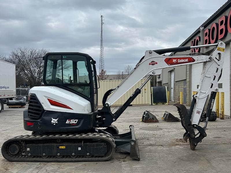 Buy a Used 2021 E50 BOBCAT COMPACT EXCAVATOR - KC Bobcat