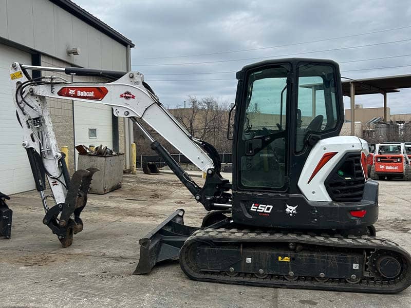 Buy a Used 2021 E50 BOBCAT COMPACT EXCAVATOR - KC Bobcat