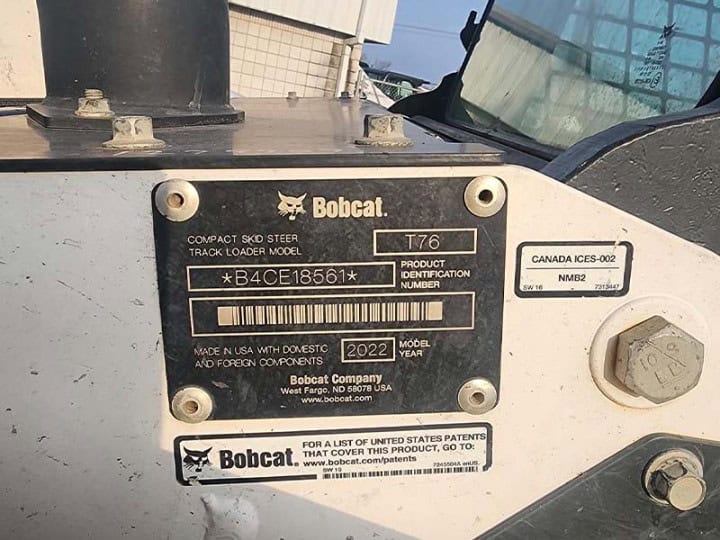 Buy a Used 2022 T76 BOBCAT COMPACT TRACK LOADER - KC Bobcat