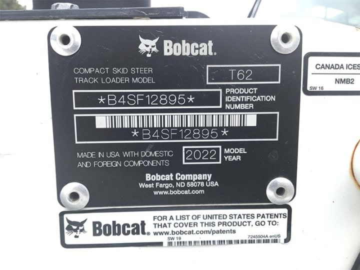 Buy a Used 2022 T62 COMPACT TRACK LOADER - KC Bobcat
