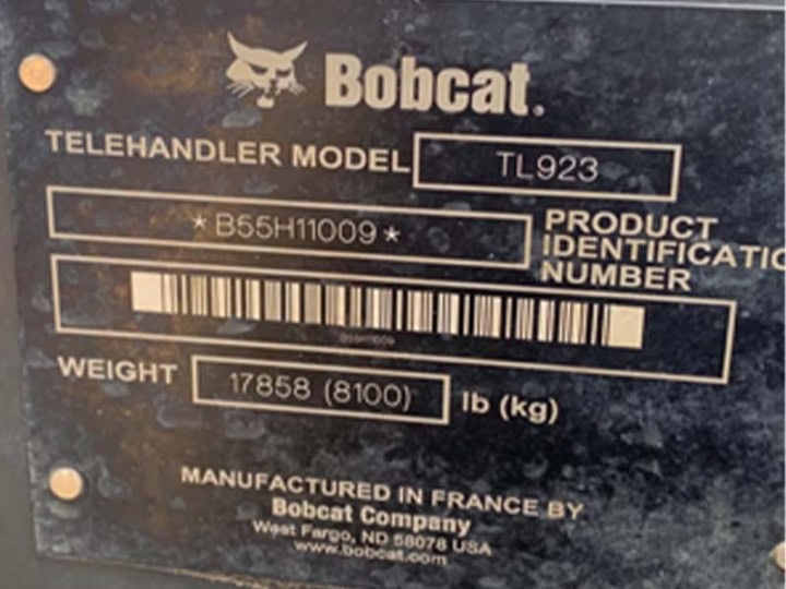 Buy a Used 2022 TL923 VERSAHANDLER - KC Bobcat