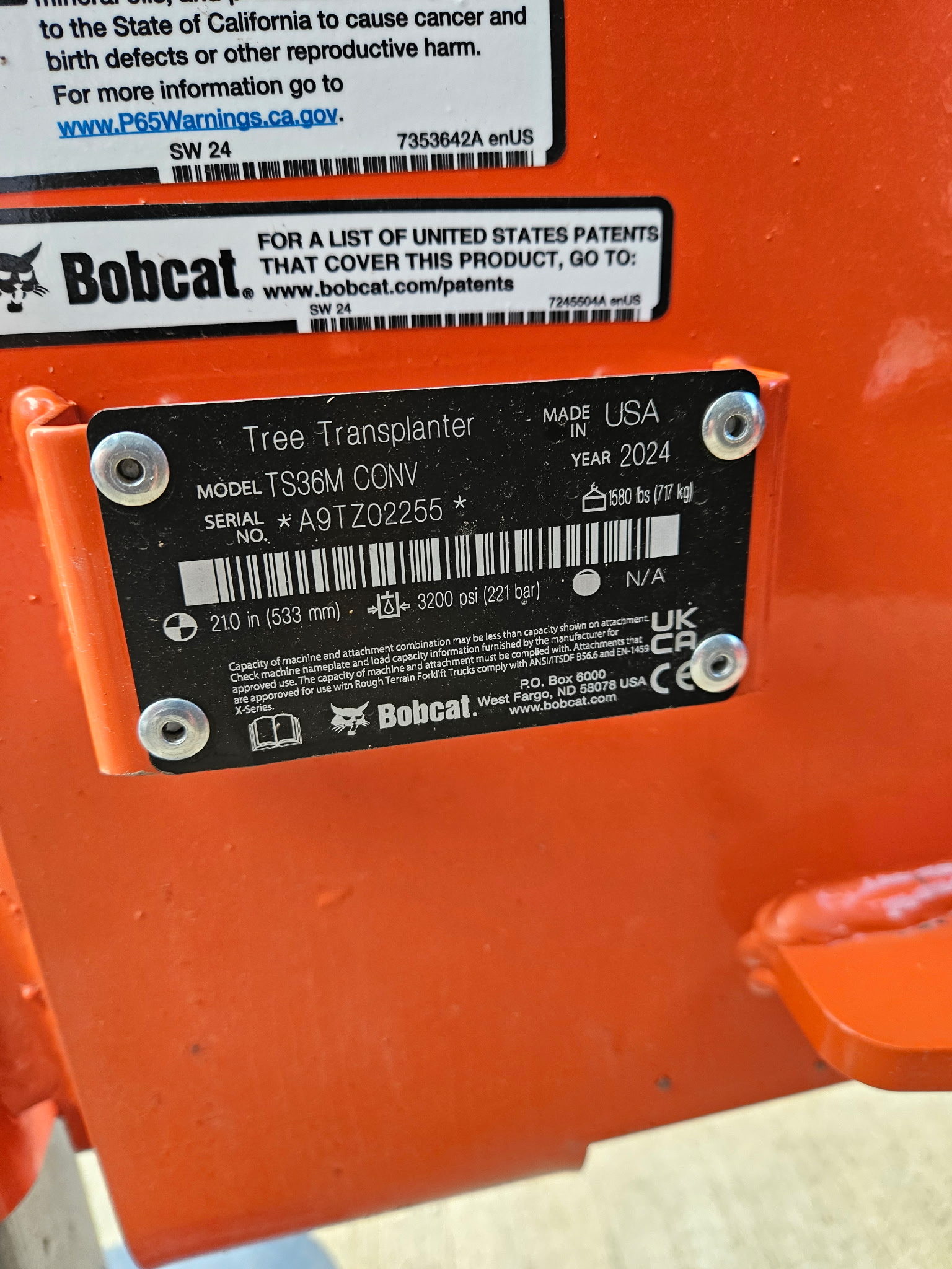 Buy a Used 2024 Bobcat Tree Spade - KC Bobcat