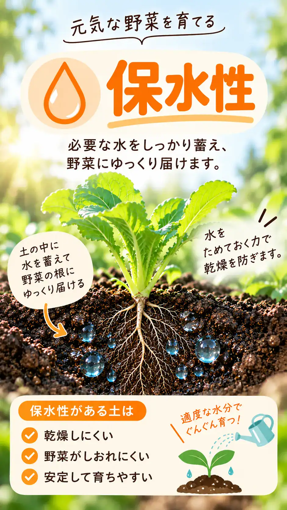 保水性　土