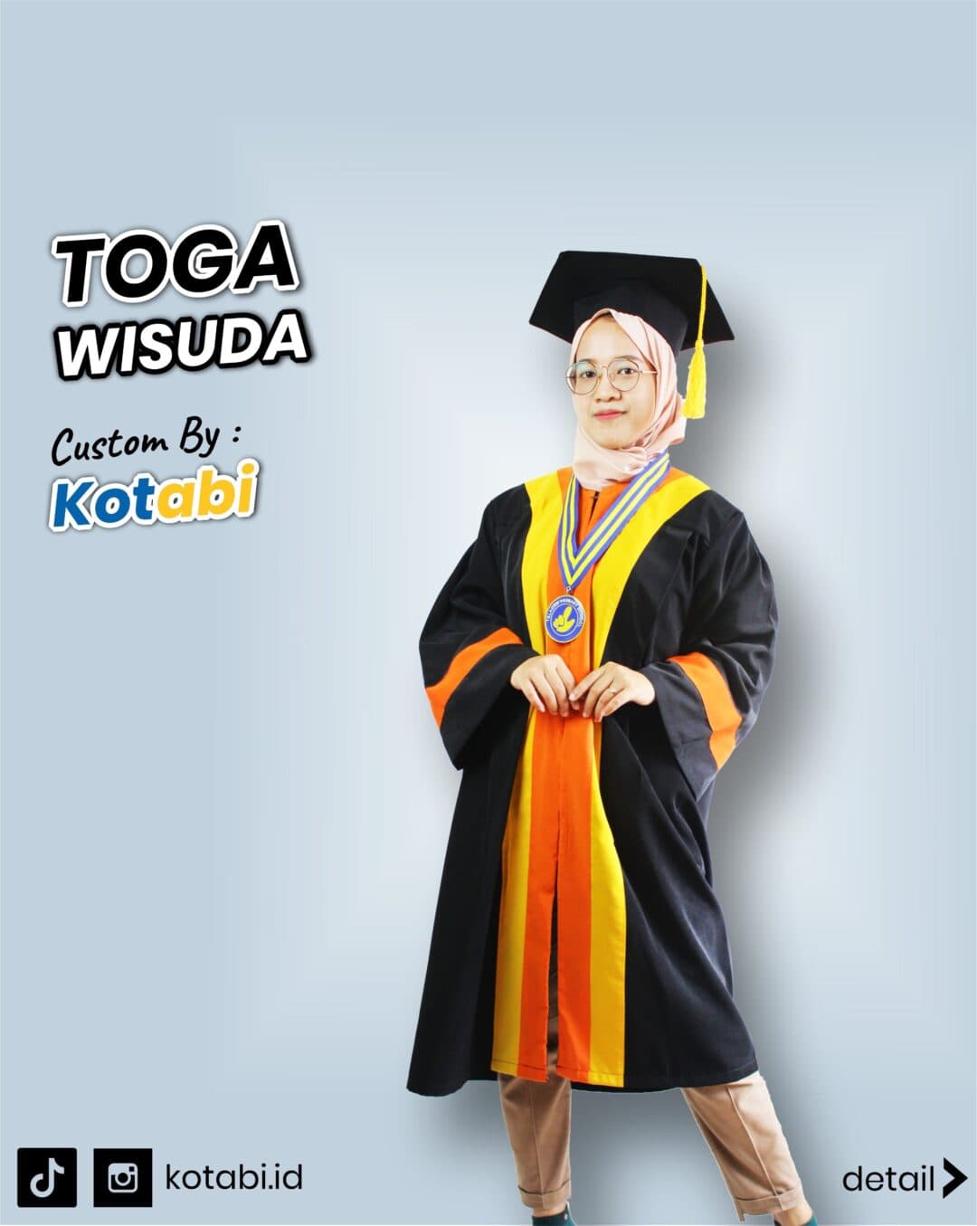 konveksi jasa pembuatan baju toga wisuda lengkap di jakarta timur
