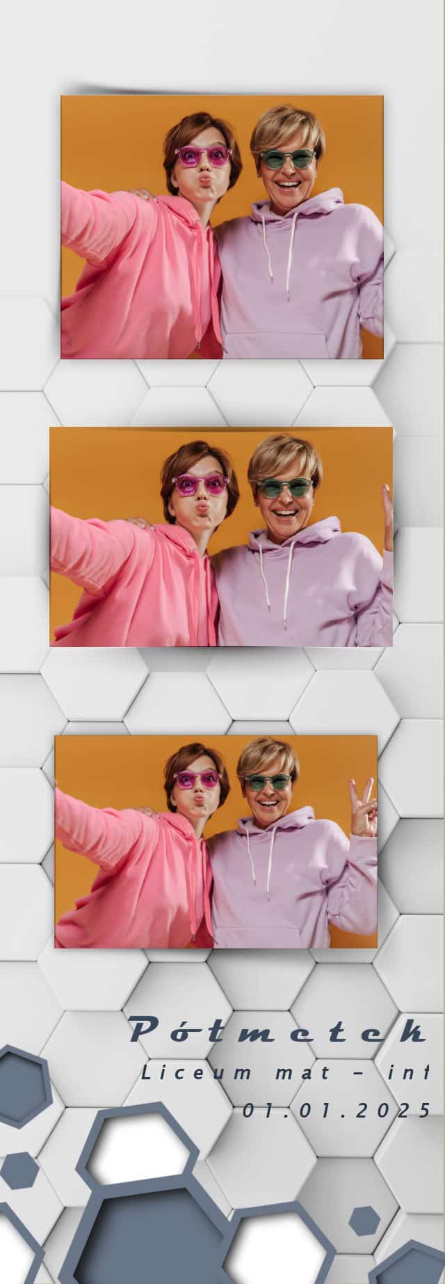 ramka do fotobudki półmetek