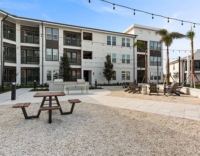 Amenities grill area