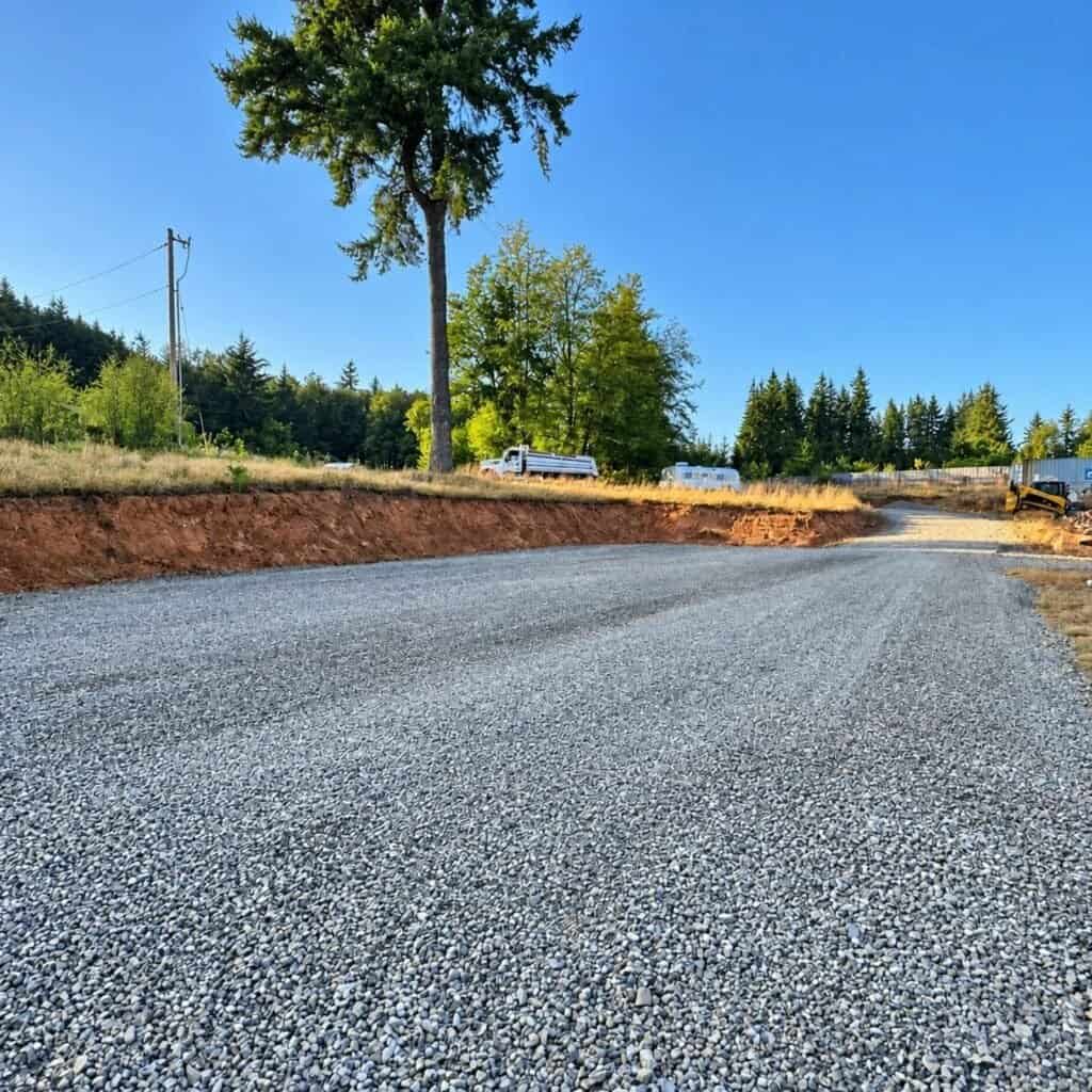 gravel parking pad deer island (sq)