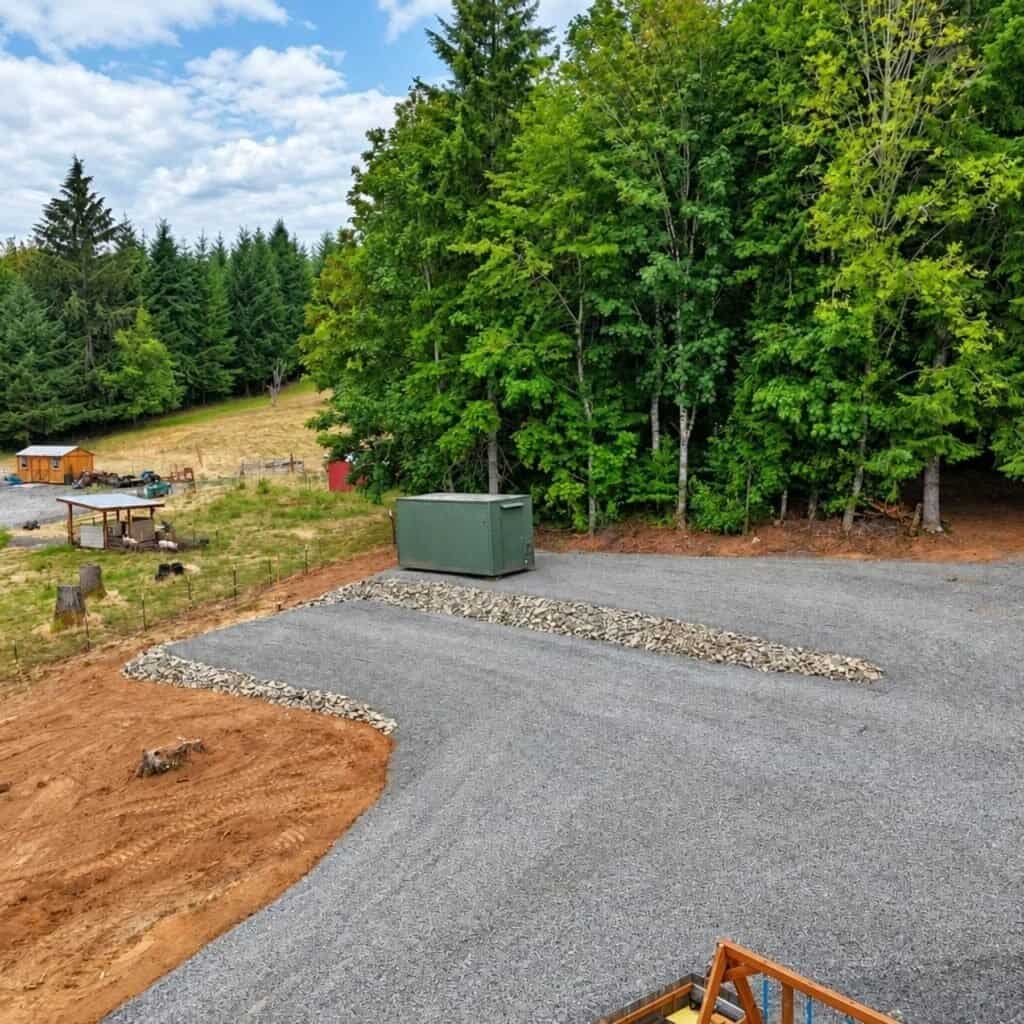 gravel parking pad st helens (sq)