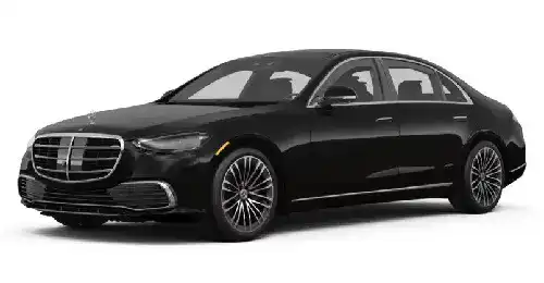 black mercedes S580