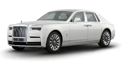 white rolls royce phantom
