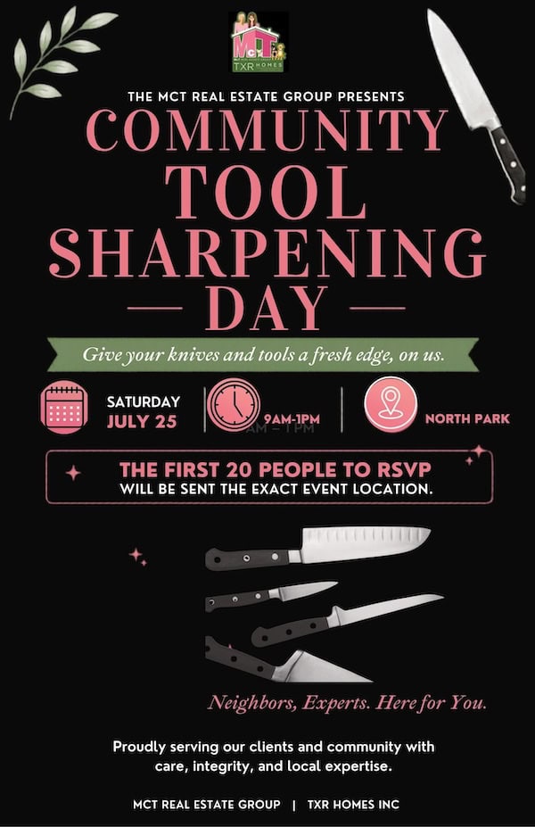 North Park Community Event postcard