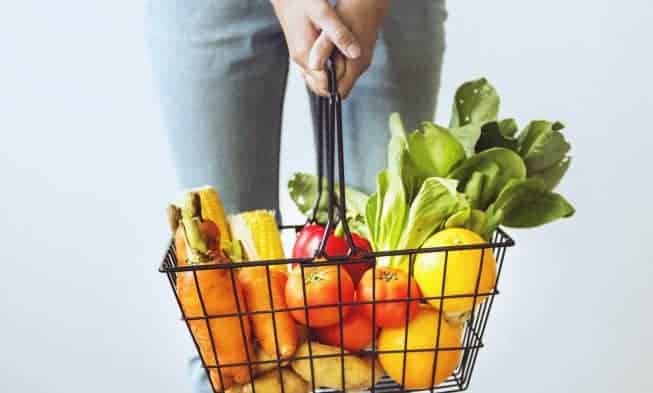 cestino di verdure