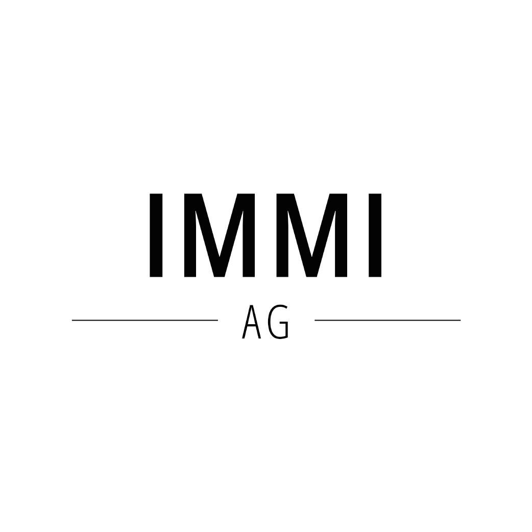 Logo Immi AG, Referenzen Olivia Anina Brand Studio