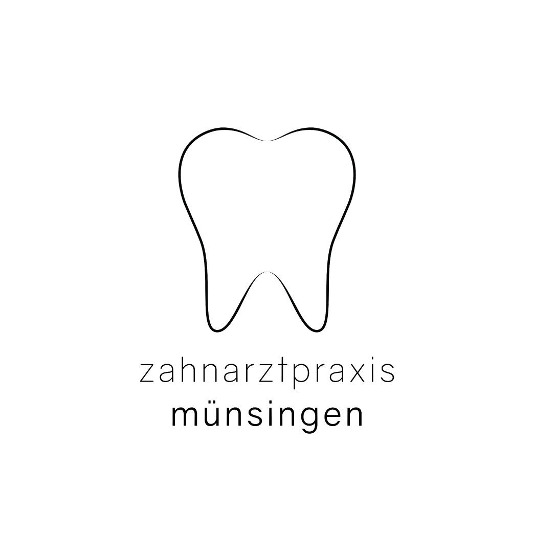 Logo Zahnarztpraxis Münsingen, Referenzen Olivia Anina Brand Studio