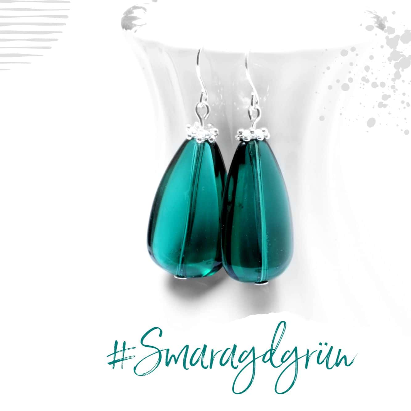 Ohrringe Smaragdgrün