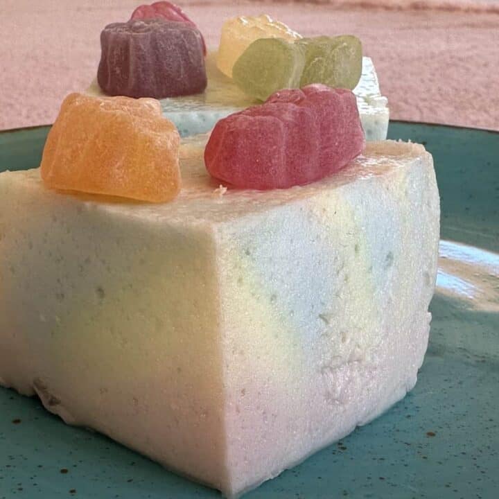 Fluffy NoBake Rainbow Cake Recipe Ciasto Pianka Polish Foodies