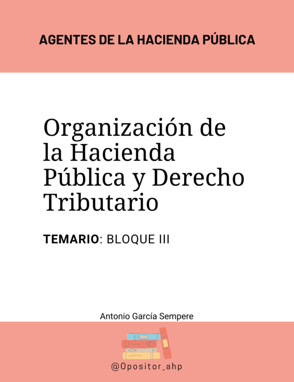 Organización de la Hacienda Pública y Derecho Tributario