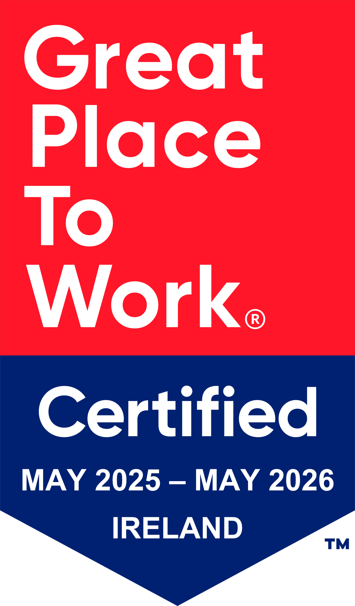 Great Place To Work Certified May 2025
